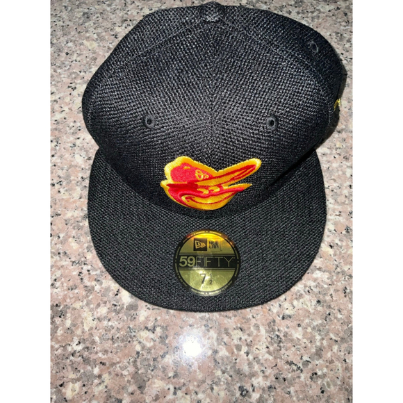 New Era Baltimore Orioles Baseball Fitted Cap Size 7 1/2 - Picture 2 of 5